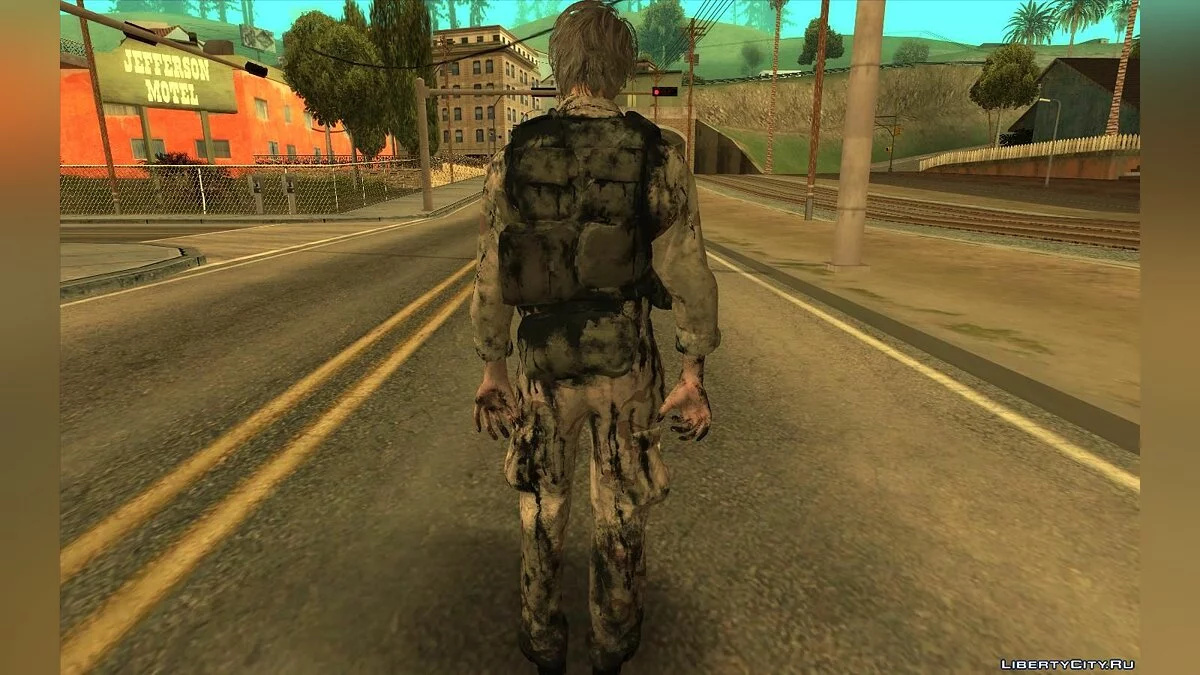Клифф из Death Stranding / GTA San Andreas
