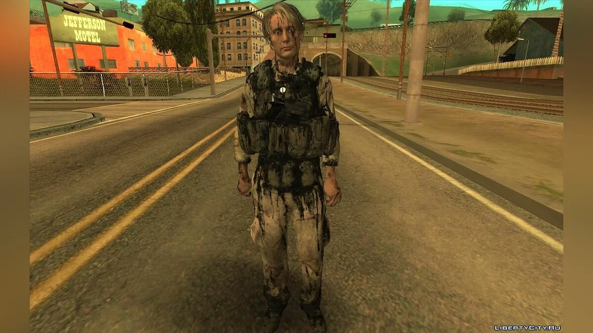 Клифф из Death Stranding / GTA San Andreas