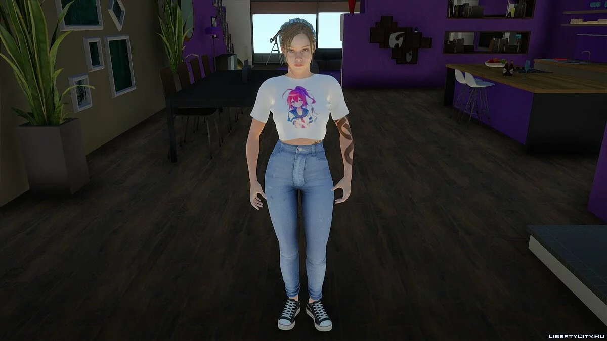 Клэр Редфилд в повседневной одежде / GTA San Andreas