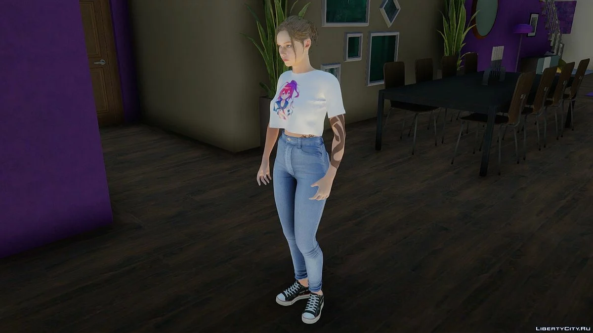 Клэр Редфилд в повседневной одежде / GTA San Andreas