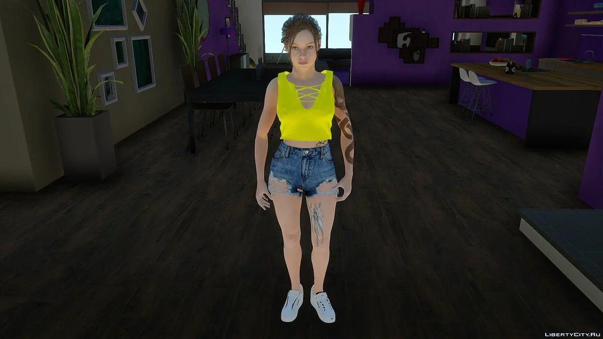 Клэр Рэдфилд в повседневной одежде / GTA San Andreas