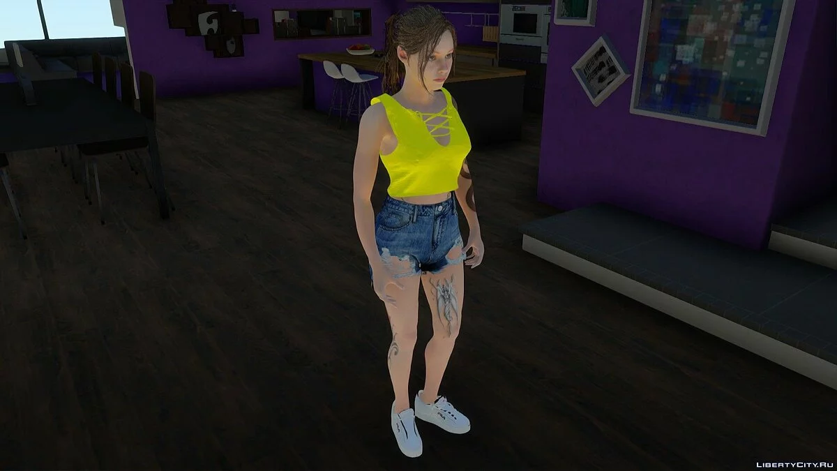 Клэр Рэдфилд в повседневной одежде / GTA San Andreas