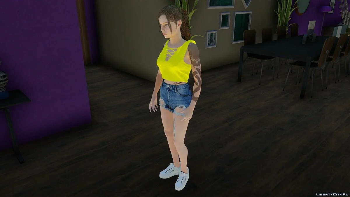 Клэр Рэдфилд в повседневной одежде / GTA San Andreas