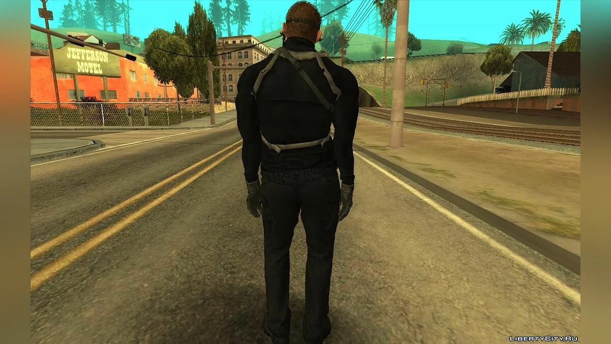 Крис Редфилд из Resident Evil 8: Village / GTA San Andreas