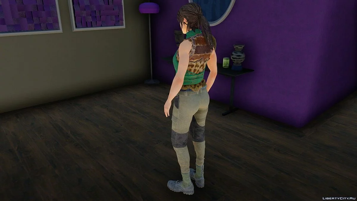 Лара Крофт из Tomb Raider / GTA San Andreas