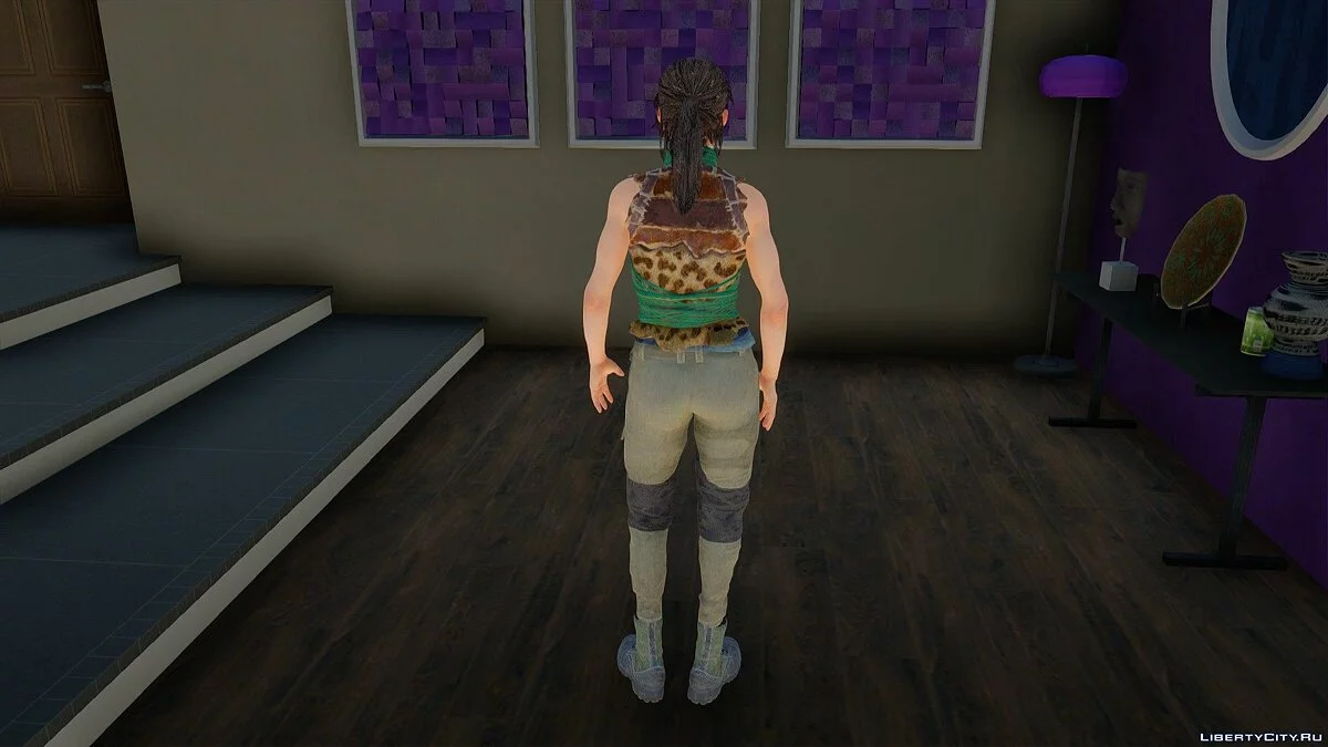 Лара Крофт из Tomb Raider / GTA San Andreas