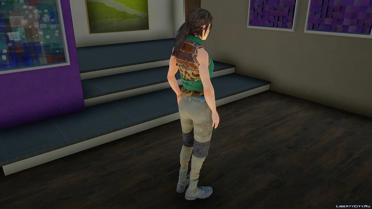 Лара Крофт из Tomb Raider / GTA San Andreas