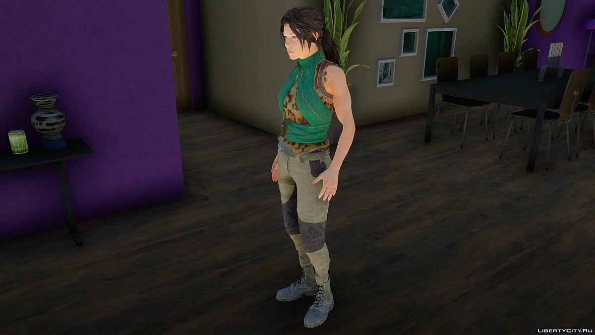 Лара Крофт из Tomb Raider / GTA San Andreas