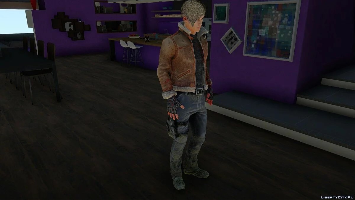 Леон Скотт Кеннеди из Resident Evil 4 / GTA San Andreas