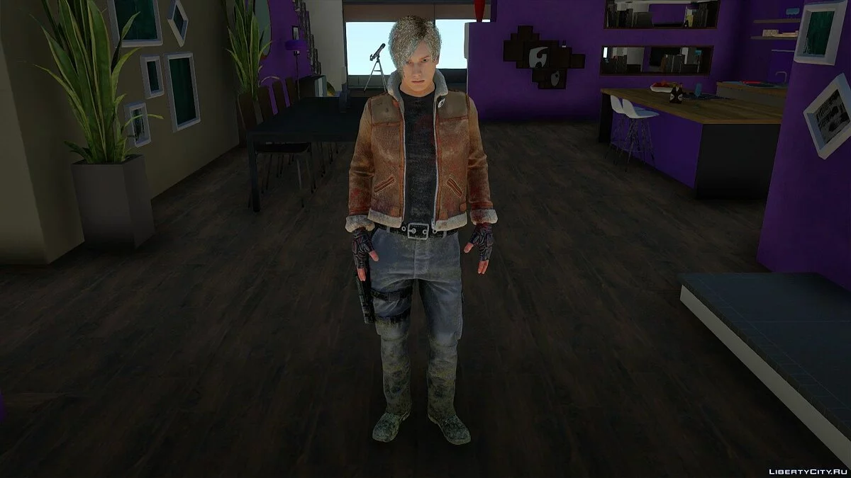 Леон Скотт Кеннеди из Resident Evil 4 / GTA San Andreas