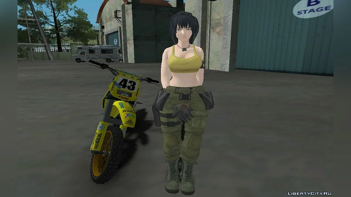 Леона Хейдерн из The King of Fighters XIV / GTA San Andreas