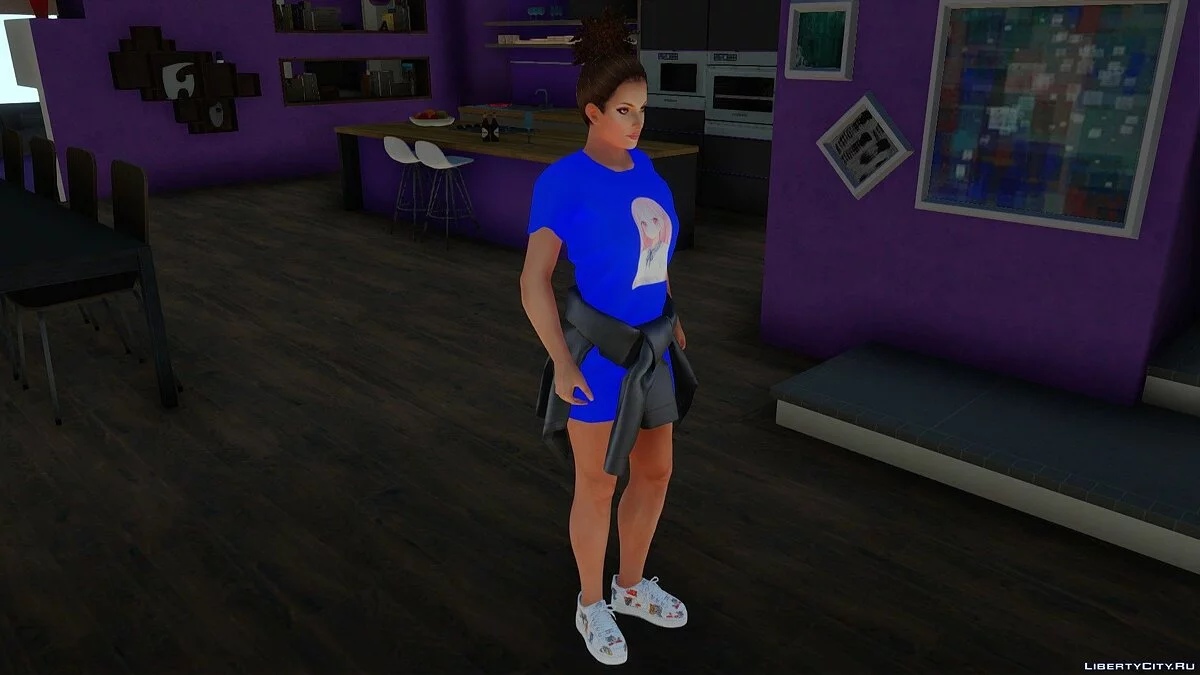 Лиза Хэмилтон в повседневной одежде v8 / GTA San Andreas