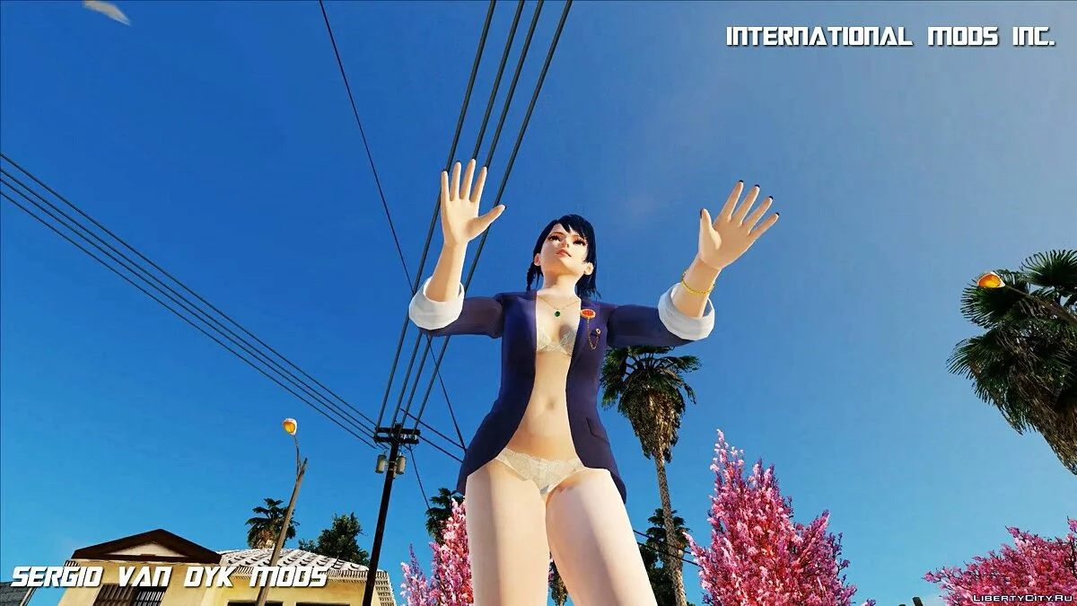 Лобелия в Secret Report из Dead or Alive Xtreme: Venus Vacation / GTA San Andreas