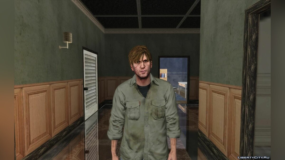 Скачать Мёрфи (из Silent Hill Downpour) для GTA San Andreas