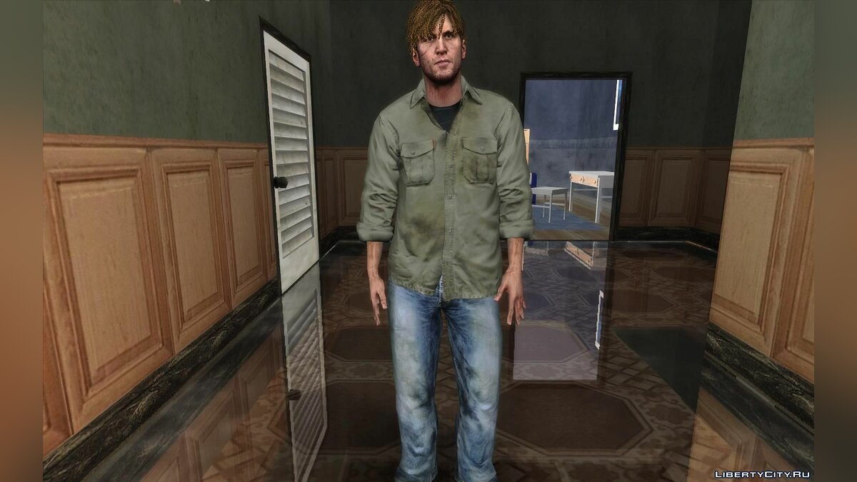 Скачать Мёрфи (из Silent Hill Downpour) для GTA San Andreas