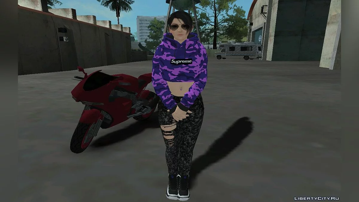 Момиджи из DOA в модном наряде v2 - Худи / GTA San Andreas