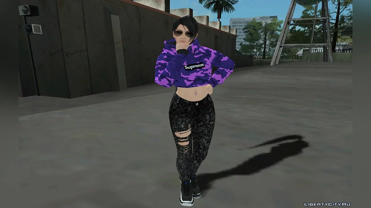 Момиджи из DOA в модном наряде v2 - Худи / GTA San Andreas