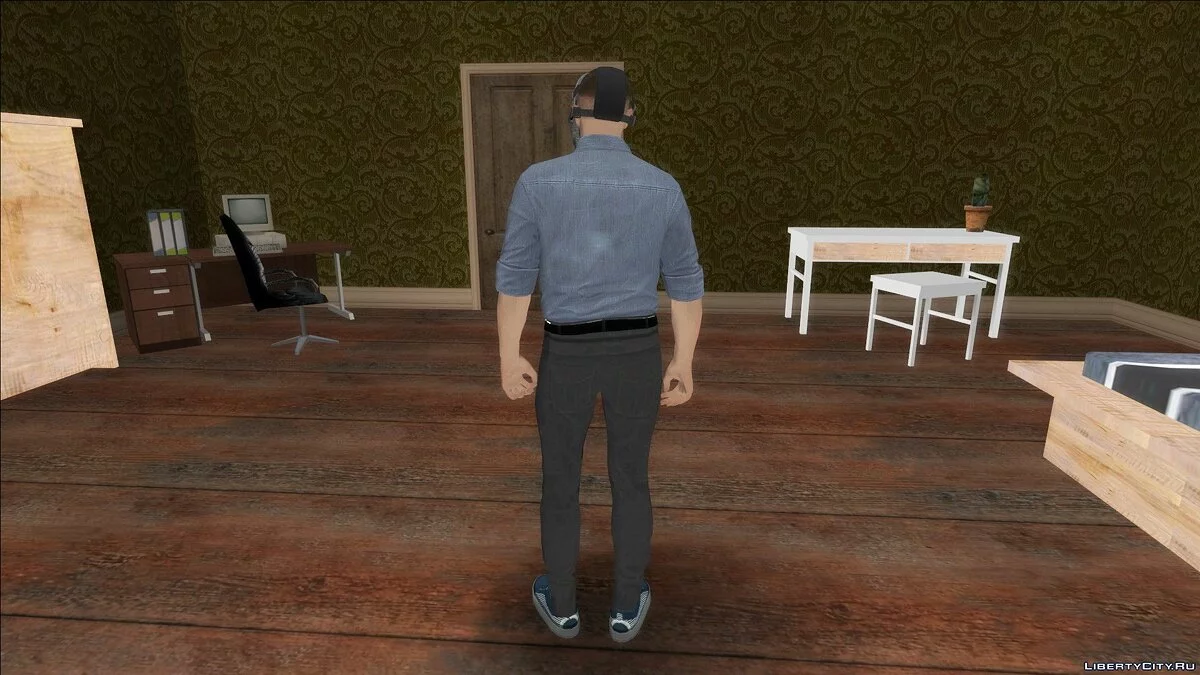 Персонаж в маске черепа из GTA Online / GTA San Andreas