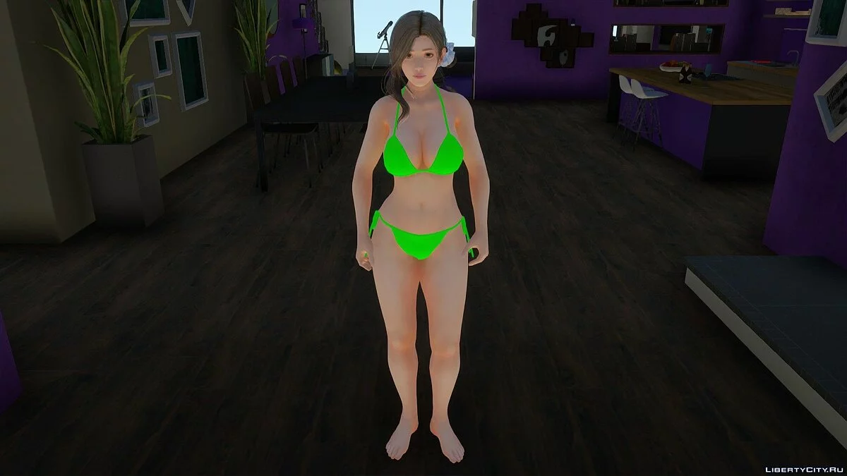 Саюри в бикини из Dead or Alive Xtreme Venus Vacation / GTA San Andreas