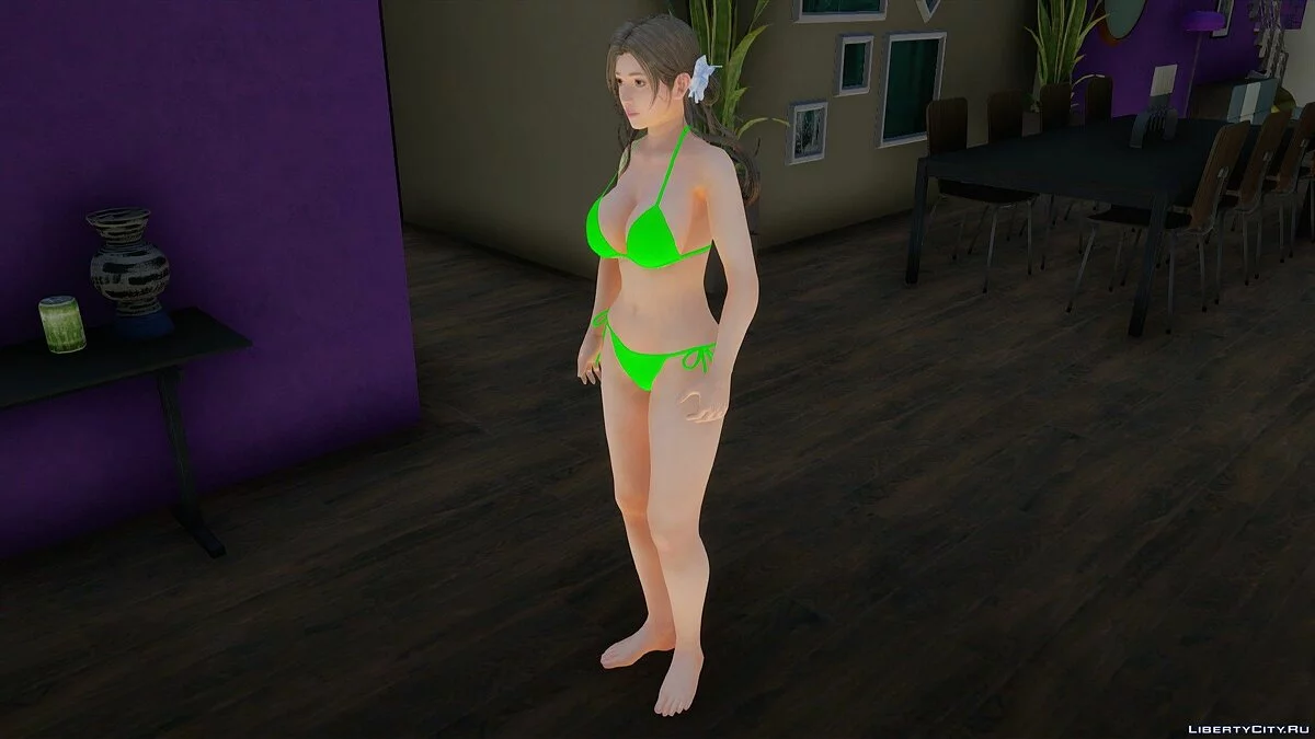 Саюри в бикини из Dead or Alive Xtreme Venus Vacation / GTA San Andreas