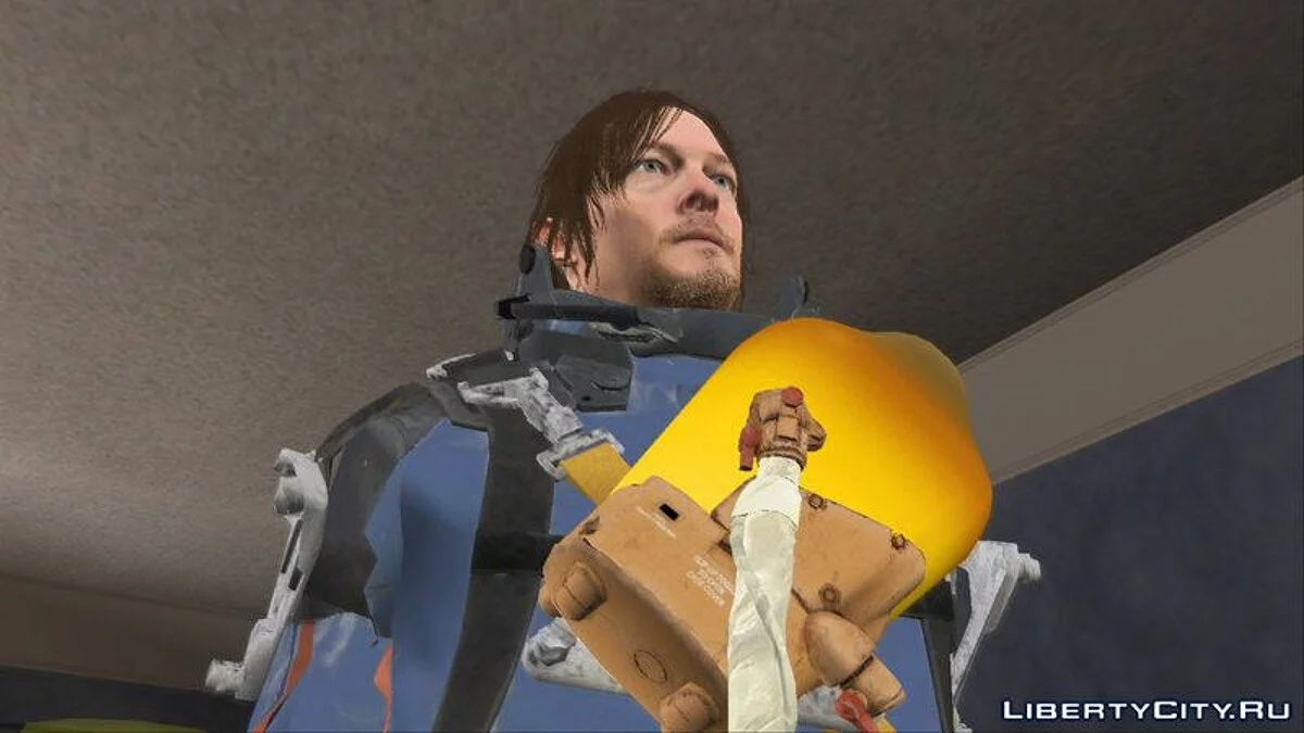 Sam blue suit [Norman Reedus] (from Death Stranding) / GTA San Andreas