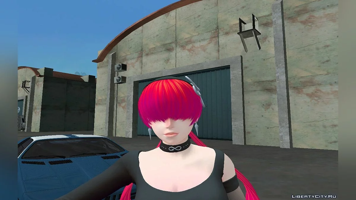 Шерми в костюме 3 из The King of Fighters XIV / GTA San Andreas