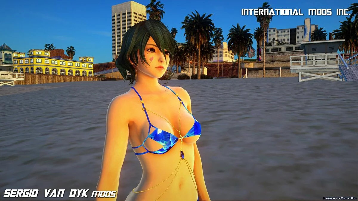 Тамаки в Бикини из Dead or Alive Xtreme Venus Vacation / GTA San Andreas