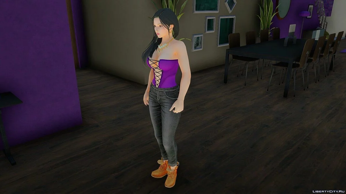 Тамаки в повседневной одежде v6 / GTA San Andreas