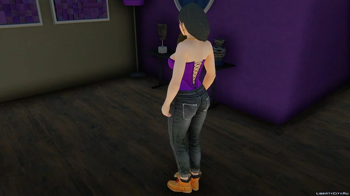 Тамаки в повседневной одежде v6 / GTA San Andreas