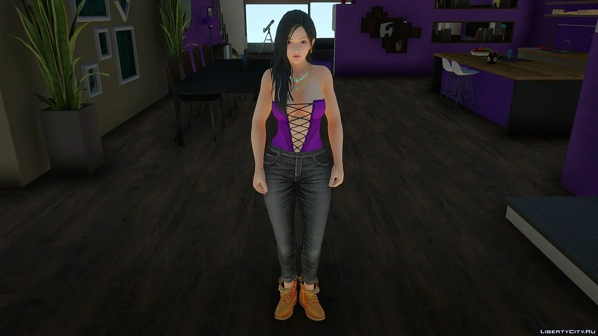 Тамаки в повседневной одежде v6 / GTA San Andreas