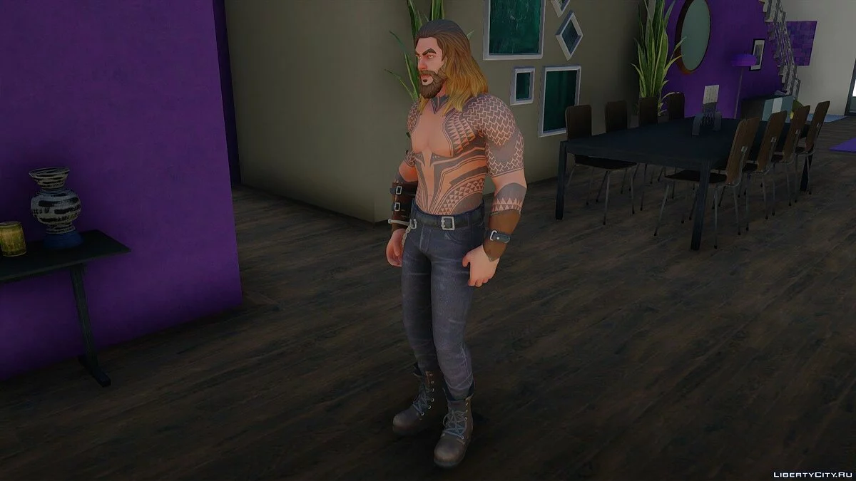 Аквамен (Артур карри) из Fortnite / GTA San Andreas