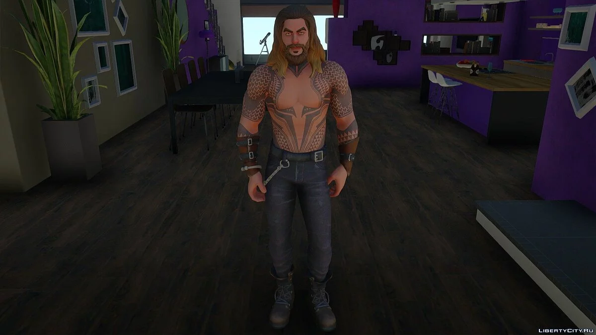 Аквамен (Артур карри) из Fortnite / GTA San Andreas