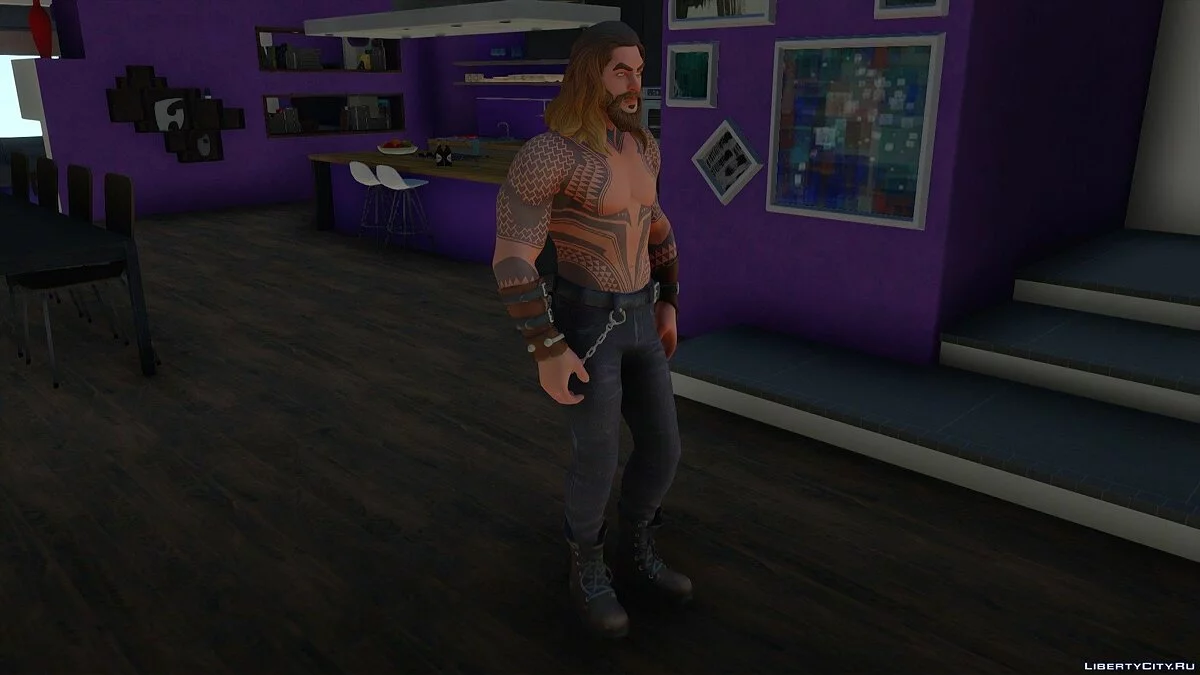 Аквамен (Артур карри) из Fortnite / GTA San Andreas