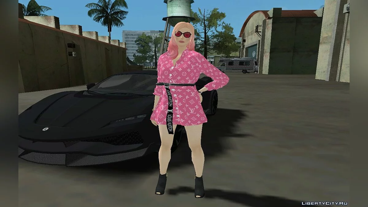 Athleisure Assassin из Фортнайт в стильном повседневном платье v1 / GTA San Andreas