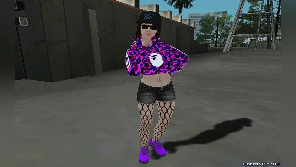 Девушка-ассистент из GTA Online v3 / GTA San Andreas