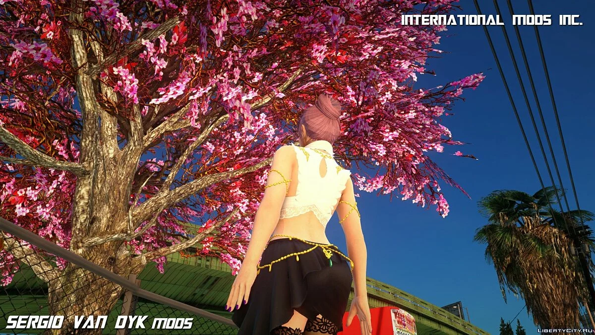 Elise - Monochrome из Dead or Alive Xtreme Venus Vacation / GTA San Andreas