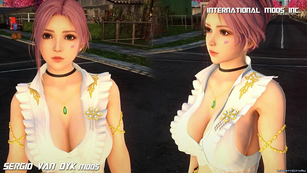 Elise - Monochrome из Dead or Alive Xtreme Venus Vacation / GTA San Andreas