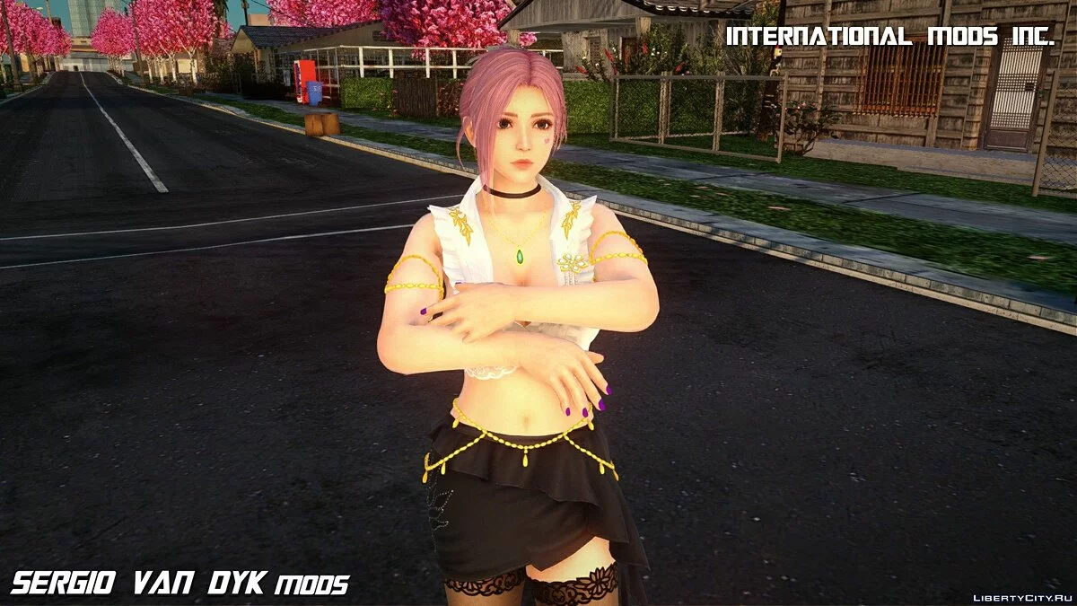 Elise - Monochrome из Dead or Alive Xtreme Venus Vacation / GTA San Andreas