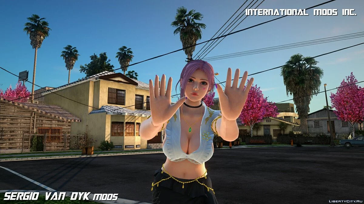 Elise - Monochrome из Dead or Alive Xtreme Venus Vacation / GTA San Andreas
