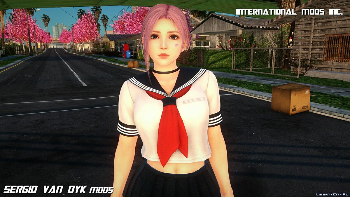 Скачать Elise Sailor School из Dead or Alive Xtreme Venus Vacation для GTA  San Andreas