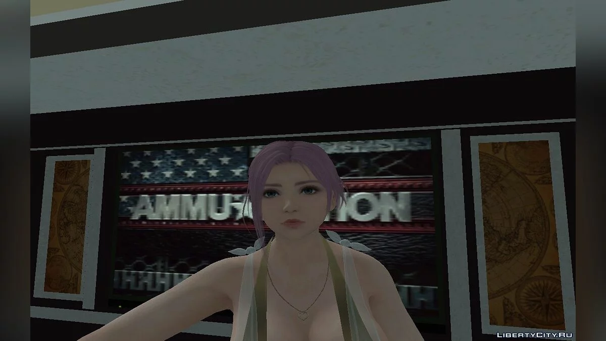 Elise в сексуальном наряде / GTA San Andreas