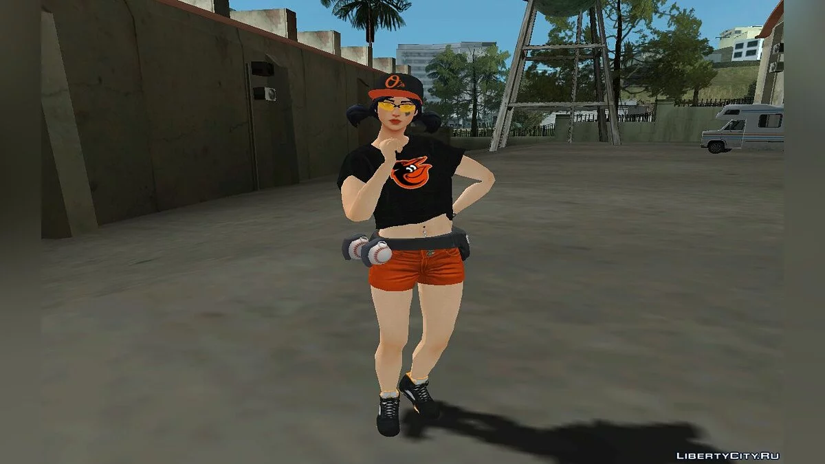 Fastball Fashion из Фортнайт в повседневной одежде v1 / GTA San Andreas