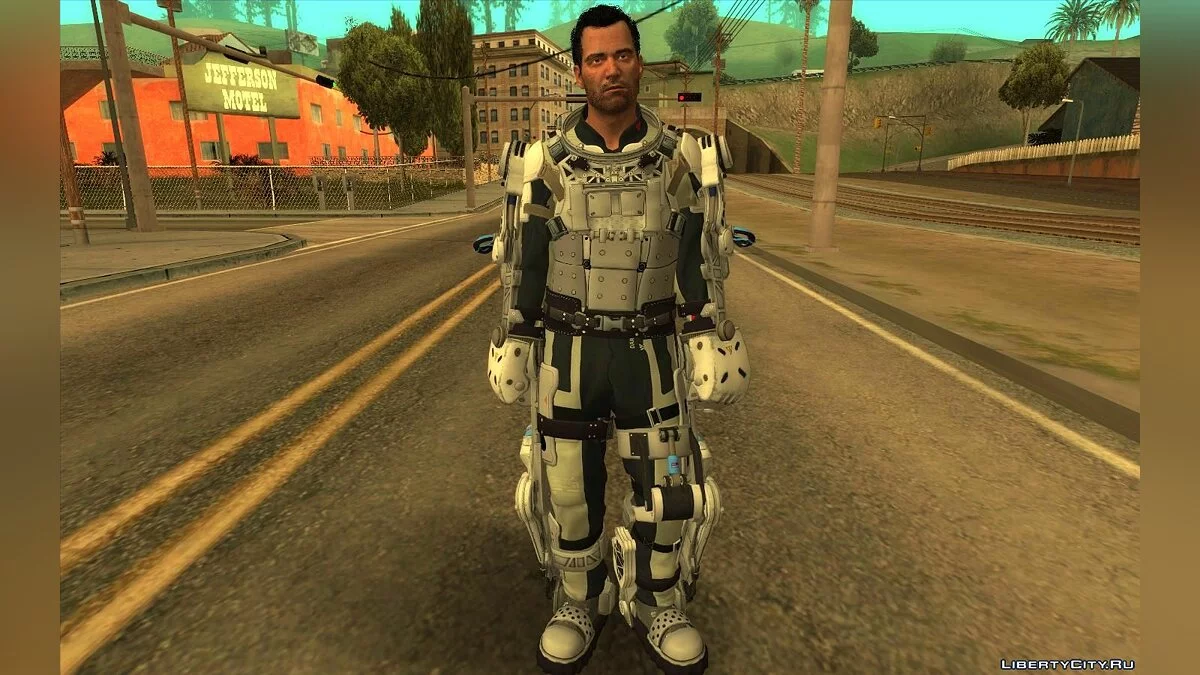 Фрэнк Уэст в экзо-костюме (из Dead Rising 4) / GTA San Andreas