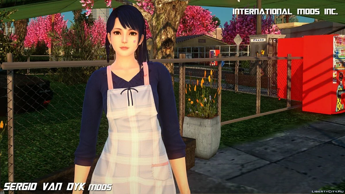 Горячая Лобелия - Steaming Apron без юбки из Dead or Alive Xtreme: Venus Vacation / GTA San Andreas