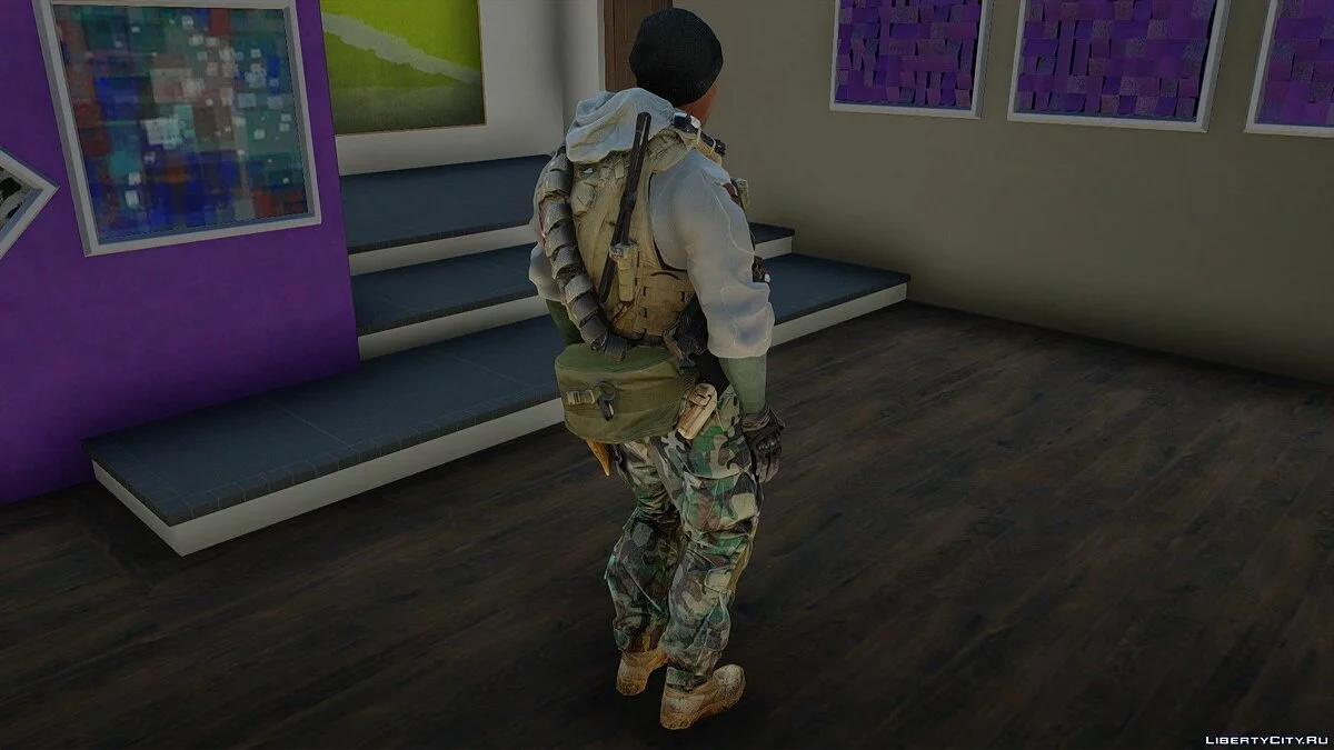 Ирландец из Battlefield 4 / GTA San Andreas