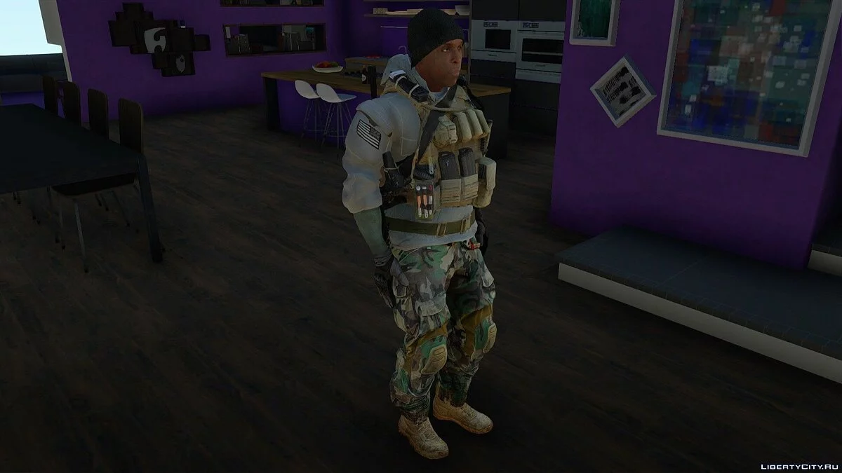 Ирландец из Battlefield 4 / GTA San Andreas