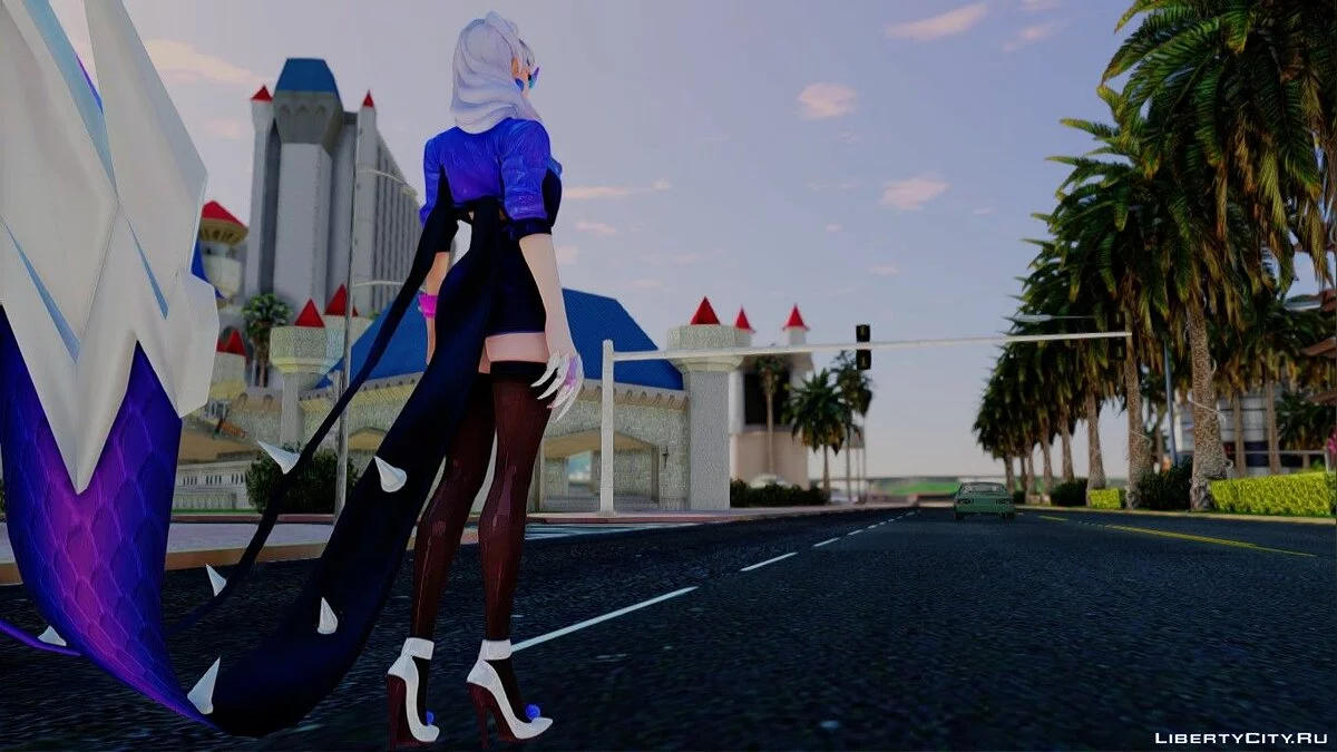 Эвелинн K/DA из League of Legends: Wild Rift / GTA San Andreas
