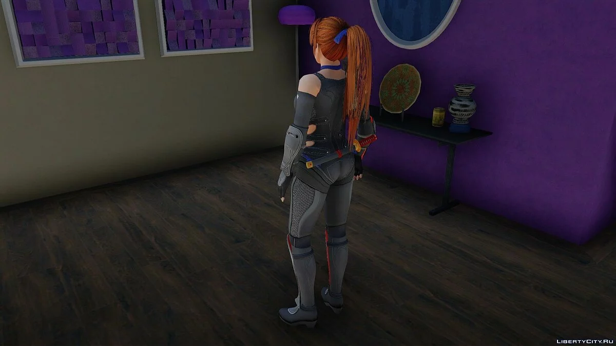 Касуми в Ninja Black Outfit из Dead Or Alive 5 / GTA San Andreas