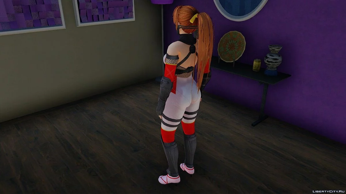 Касуми в Ninja White-Red / GTA San Andreas