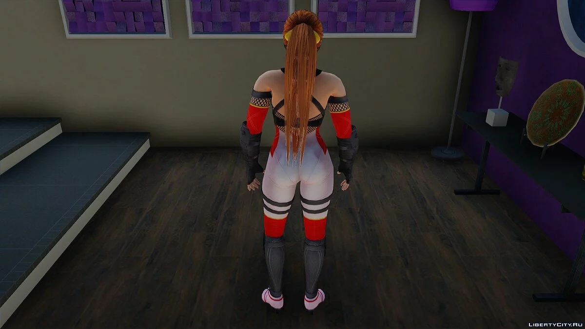Касуми в Ninja White-Red / GTA San Andreas